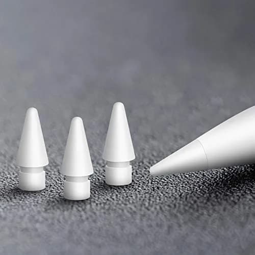 MEKO 4 Pack Apple Pencil Tips Replacement | Compatible with 1st & 2nd Gen, White, Precise & Durable thumbnail 5