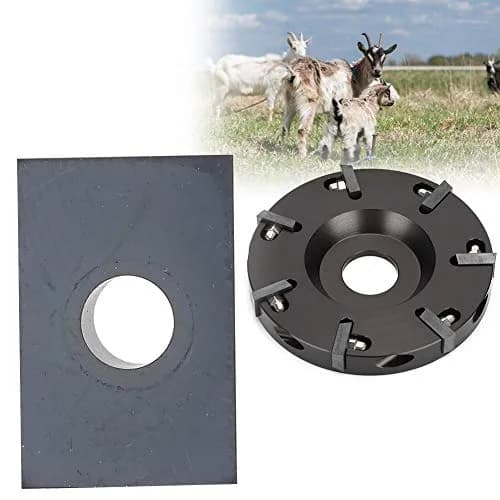 Pssopp Hoof Cutter Disc Metal Accessory Livestock Sheep Cattle Horses Hoof Trimming Disc Plate Tool (Metal) — Metal