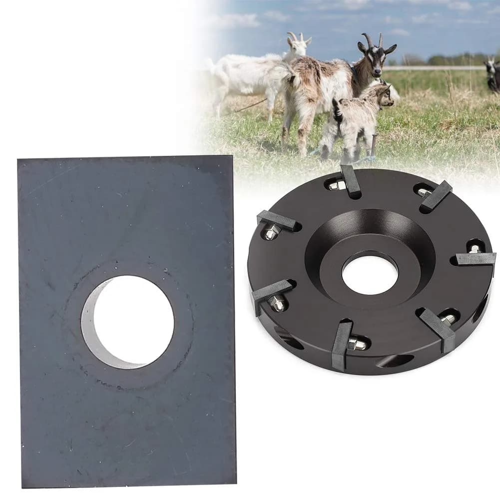 Pssopp Hoof Cutter Disc Metal Accessory Livestock Sheep Cattle Horses Hoof Trimming Disc Plate Tool (Metal) - main product image