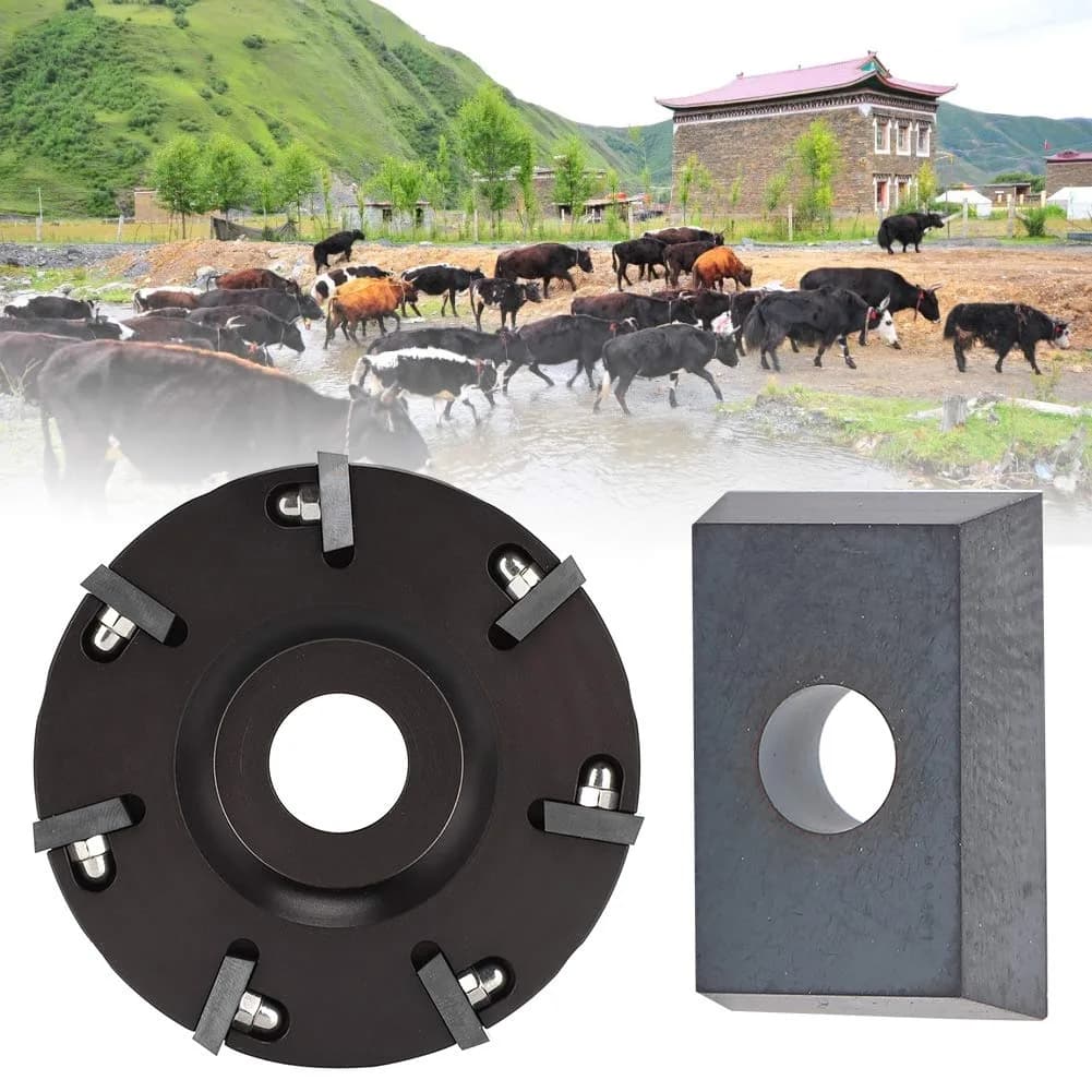 Pssopp Hoof Cutter Disc Metal Accessory Livestock Sheep Cattle Horses Hoof Trimming Disc Plate Tool (Metal) - view 3