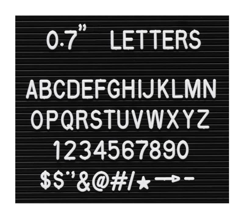 Veskaoty Letters for Felt Letter Board 300 Pcs | Replacement Set for Message Boards thumbnail 2