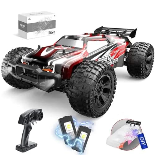 DEERC 9206E DIY Extra Shell 1:10 Scale Large RC Car | High Speed 48+ KM/H All Terrain 4WD thumbnail 1
