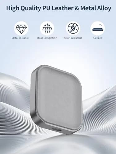 Miroddi AirPods Pro Charger - Wireless Charging Station for AirPods 4 with Noise Cancellation | Gray thumbnail 5