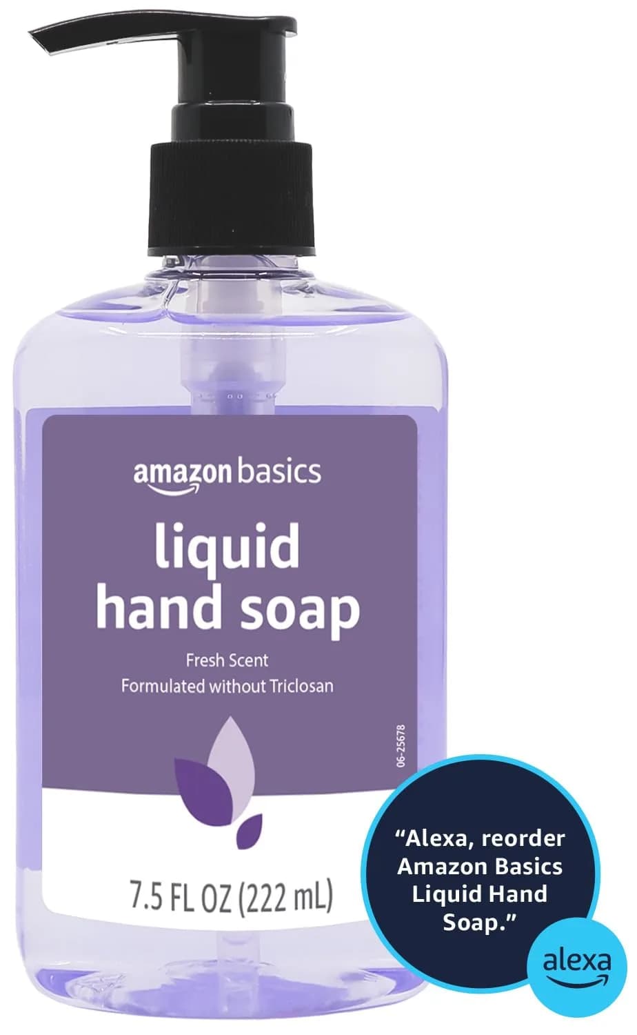 Amazon Basics Original Fresh Liquid Hand Soap with Moisturizers 7.5 Fl Oz (Pack of 6) | Gentle & Moisturizing for Dry Skin - view 6