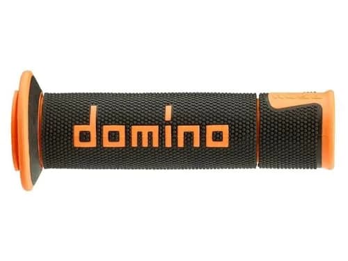 DOMINO Racing Road Handlebar Grip Black/Orange | Thermoplastic Rubber, One Size thumbnail 2
