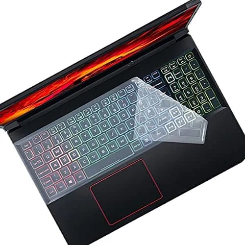 MUBUY-GOL Keyboard Cover for Acer Nitro 5 & Predator Helios 300 15.6" & 17.3" | High Transparency & Waterproof thumbnail 1