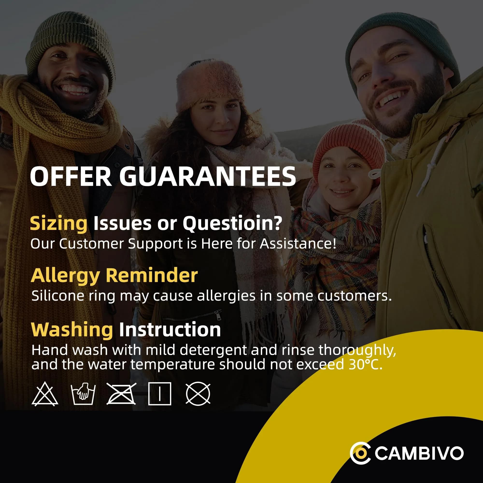 CAMBIVO Blue Knee Brace Compression Sleeve, Large | FDA Approved Orthopedic Brace - view 8