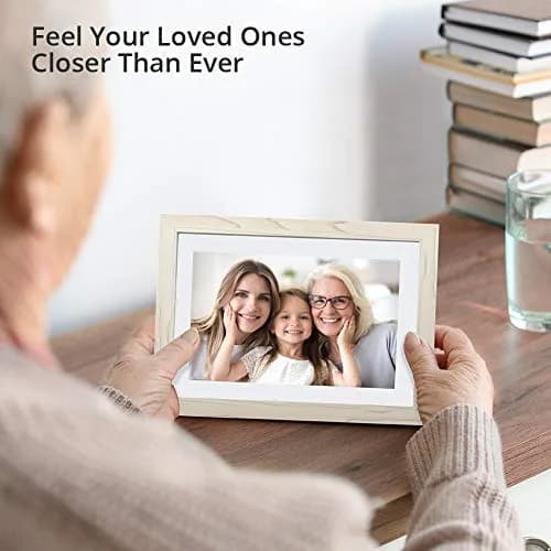 Dragon Touch Digital Picture Frame WiFi 10.1 inch IPS Touch Screen | 32GB Storage, Auto-Rotate, Share Photos via App thumbnail 5