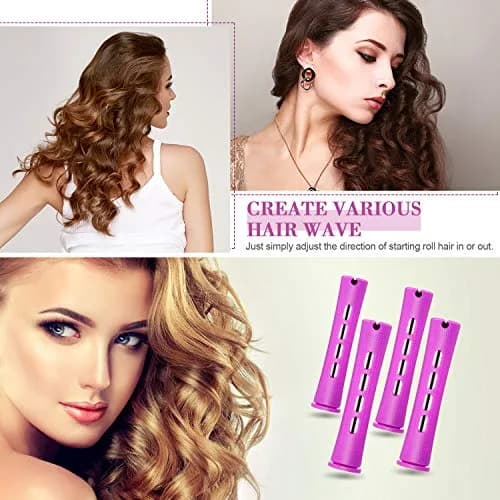 WILLBOND Hair Perm Rods for Long Hair, Purple, 0.75 Inch | Natural Curling Tool for Home & Salon Use thumbnail 7