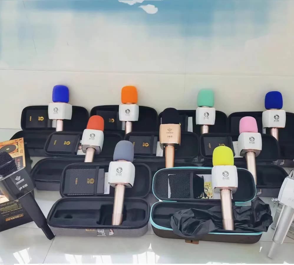 Fielect Microphone Cover Foam Mic Cover Handheld Stage Windscreen, Green | 2Pcs for Clear Sound & Noise Reduction thumbnail 9