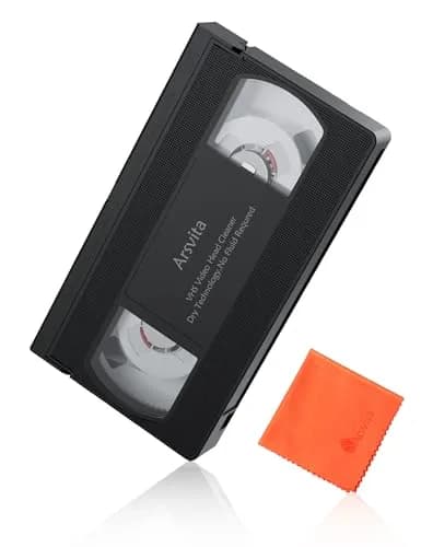 arsvita Dry VHS/VCR Head Cleaner Tape | Restores Playback Quality thumbnail 1