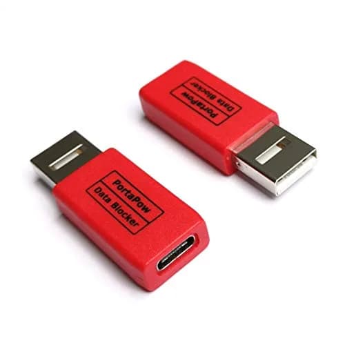 PortaPow USB-A to USB-C Data Blocker | Secure Data Transfer & Reusable Bag thumbnail 3