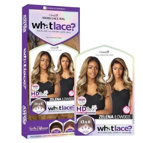 Sensationnel What Lace 13x6 Wig-Zelena, 613 BLONDE | Natural Density, Glueless, HD Lace, Wide Parting thumbnail 8