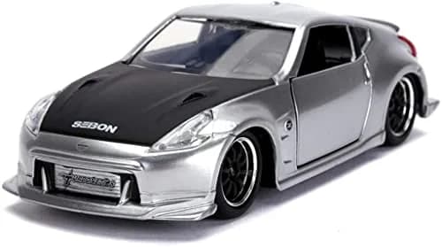Jada Toys Fast & Furious Nissan 370Z Die-cast Vehicle 1:32 Scale | Silver thumbnail 1