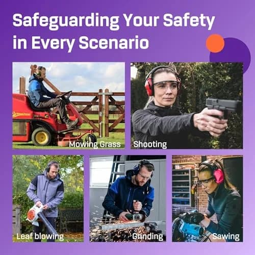 Vanderfields Noise Cancelling Ear Muffs 26dB | Certified Hearing Protection for Shooting & Construction thumbnail 5