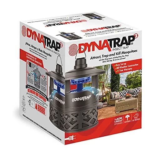 DynaTrap DT160-TUNSR 1/4 Acre Mosquito Trap & Flying Insect Trap | Kills Mosquitoes, Flies, Gnats, Wasps, & Other Flying Insects thumbnail 2