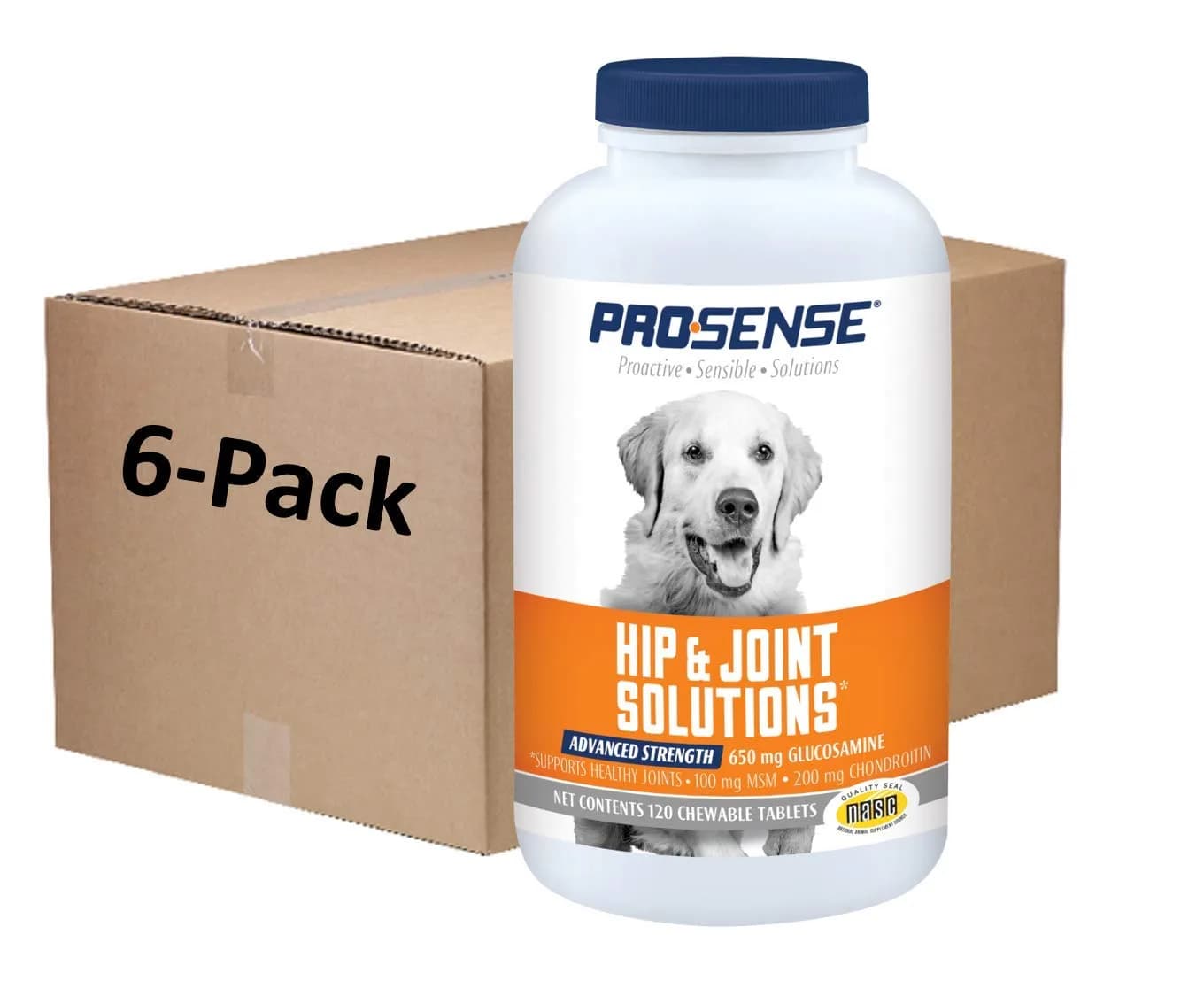 ProSense Advanced Strength Glucosamine Tablets for Dogs | 720 Count (6 x 120 ct) - main product image