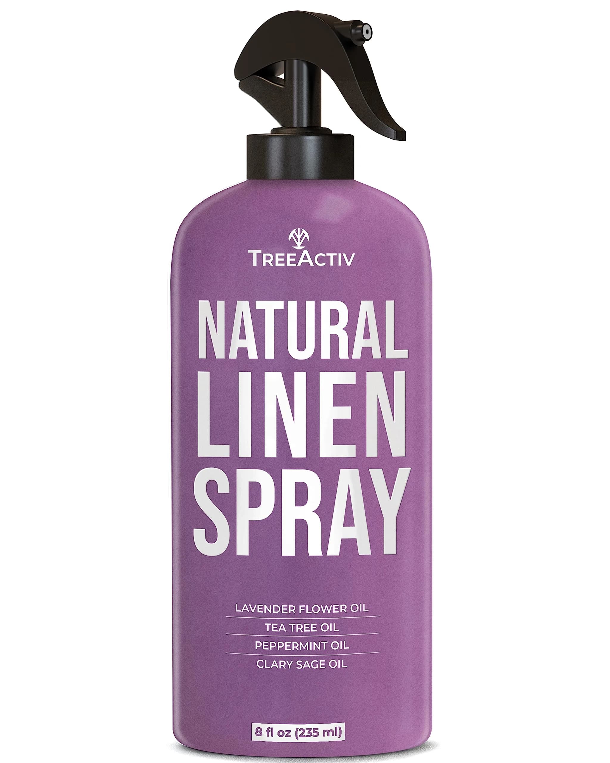 TreeActiv Natural Linen Spray Lavender for Sleep 237ml (8 fl oz) | USA Import for Indian Homes - main product image