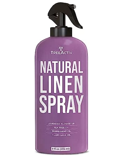 TreeActiv Natural Linen Spray Lavender for Sleep 237ml (8 fl oz) | USA Import for Indian Homes thumbnail 1