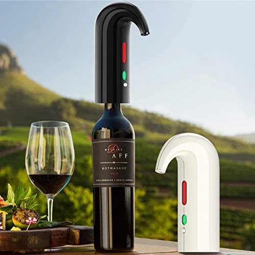 Yoocylii Electric Wine Aerator Dispenser Set with LED Display & Vacuum Stopper | 750ml (25.4 Fl Oz) Rechargeable Automatic Pourer thumbnail 7