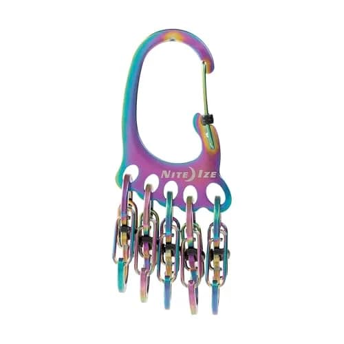 Nite Ize Bigfoot Locker KeyRack Stainless Steel Carabiner Holds 15 Keys | Hiking & Everyday Use thumbnail 7