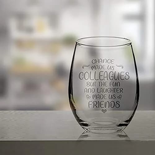 Veracco Stemless Wine Glass 266ml (15 Fl Oz) | Funny Birthday Gift for Friends & Colleagues thumbnail 5