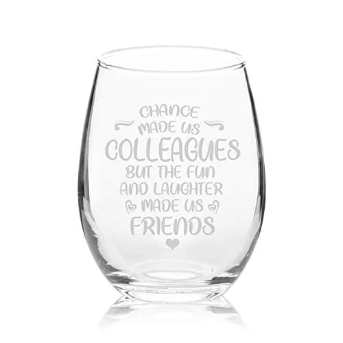 Veracco Stemless Wine Glass 266ml (15 Fl Oz) | Funny Birthday Gift for Friends & Colleagues thumbnail 3