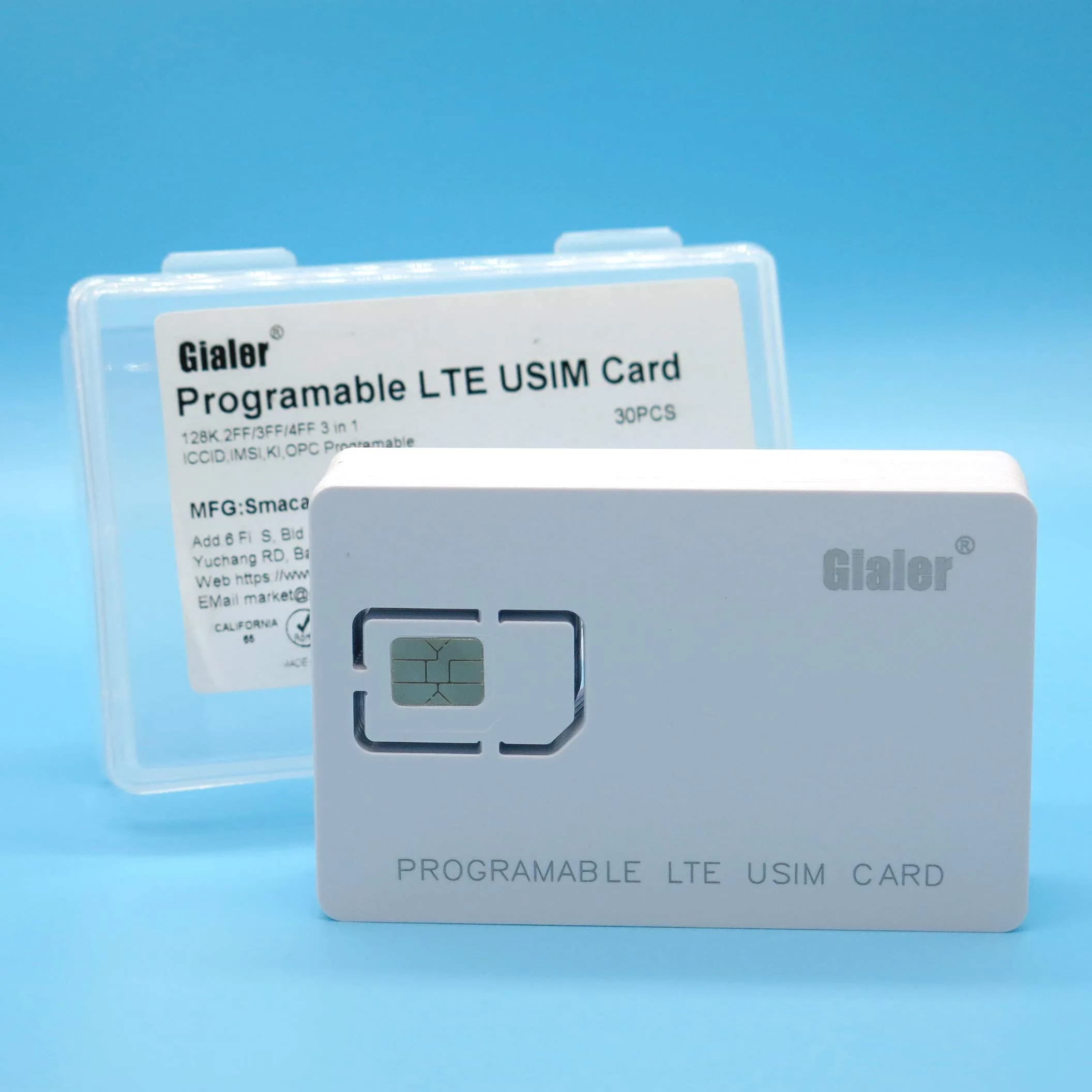 Gialer Programmable SIM Card 100-Pack | 4G LTE WCDMA GSM Nano Micro Standard - view 2