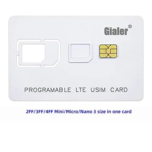 Gialer Programmable SIM Card 10-Pack | Writeable LTE USIM for Telecom Operators thumbnail 5