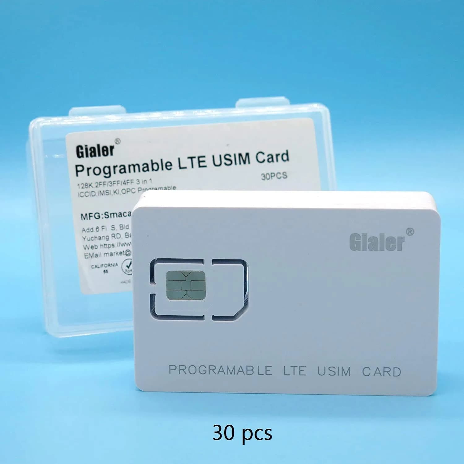 Gialer Programmable SIM Card 10-Pack | Writeable LTE USIM for Telecom Operators - view 2