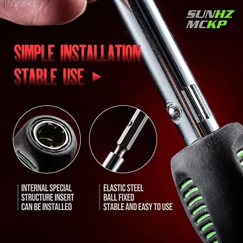 SUNHZ MCKP 8-in-1 Multi-Purpose Screwdriver Set with Magnetic Bits | Ergonomic Grip & High-Strength Steel thumbnail 5