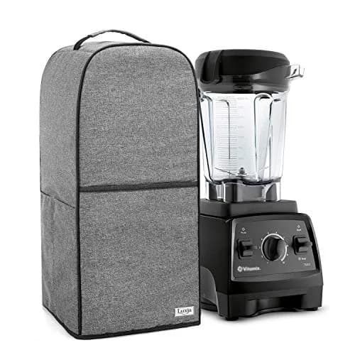 LUXJA Blender Cover for Vitamix 64 oz Low-Profile Blender, Gray | Water-Resistant Nylon Dust Protector thumbnail 1
