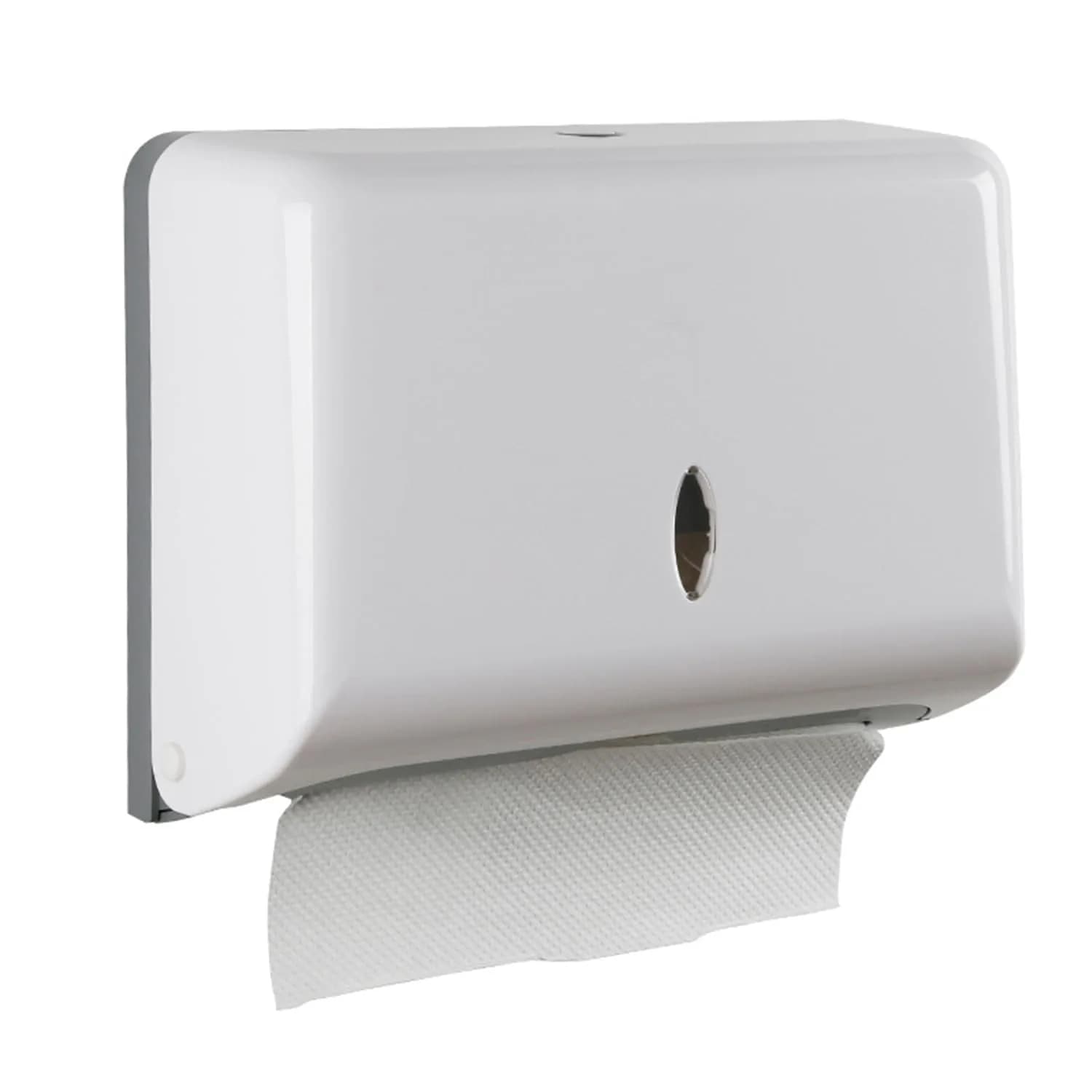 AIFUSI White Paper Towel Dispenser Holder | Holds 200 Interfolded Towels, Wall Mount for Kitchen & Bathroom - main product image