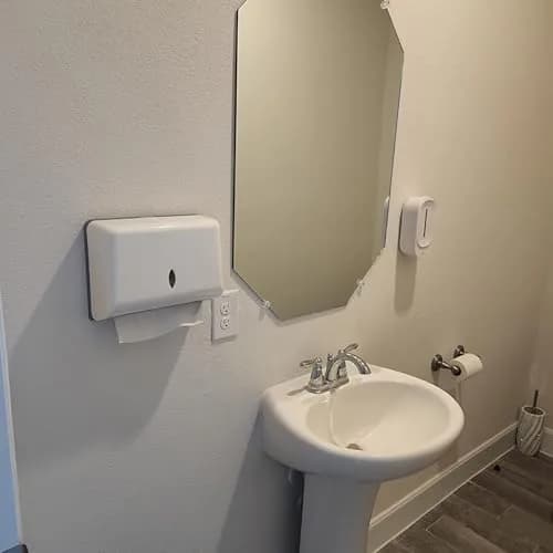 AIFUSI White Paper Towel Dispenser Holder | Holds 200 Interfolded Towels, Wall Mount for Kitchen & Bathroom thumbnail 8