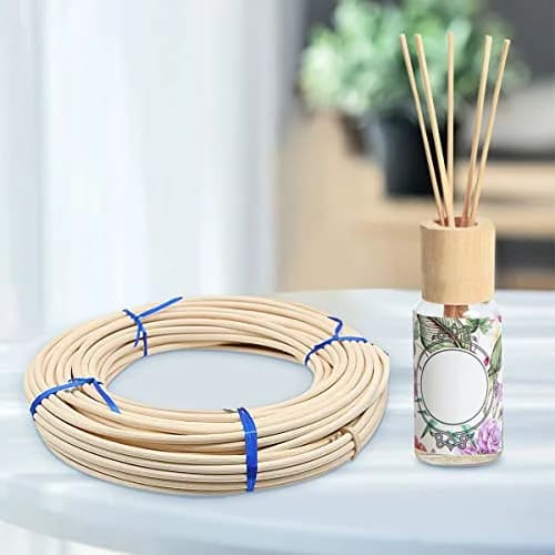 KEILEOHO #8 Reed Spline 65 Feet x 3/16 Inch Cane Webbing for Weaving, Chair Repair & Crafts thumbnail 6
