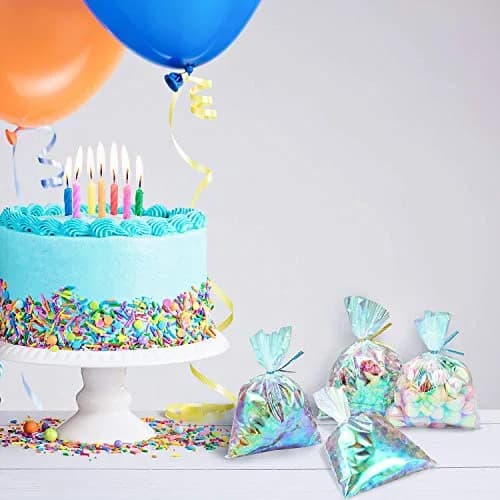 Shappy Iridescent Cellophane Bags 5 x 7 Inch | Holographic Gift Wrap for Parties thumbnail 8