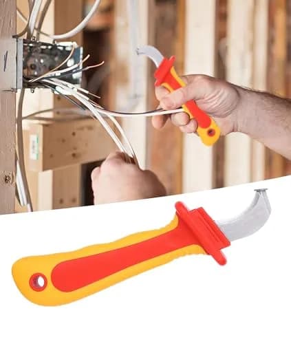 Jectse 1000V Insulation Electrician Knife | Compact, Durable & Safe for Live Wires thumbnail 7