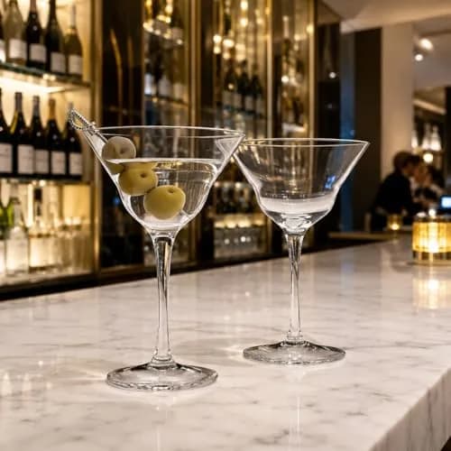 HISTORY COMPANY Jack London Five O'Clock Double Martini Glass Set | 278ml (9.4 Fl Oz) Capacity thumbnail 7