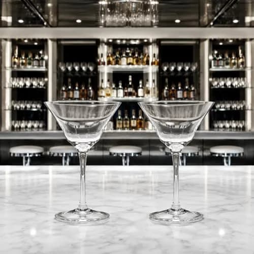 HISTORY COMPANY Jack London Five O'Clock Double Martini Glass Set | 278ml (9.4 Fl Oz) Capacity thumbnail 8