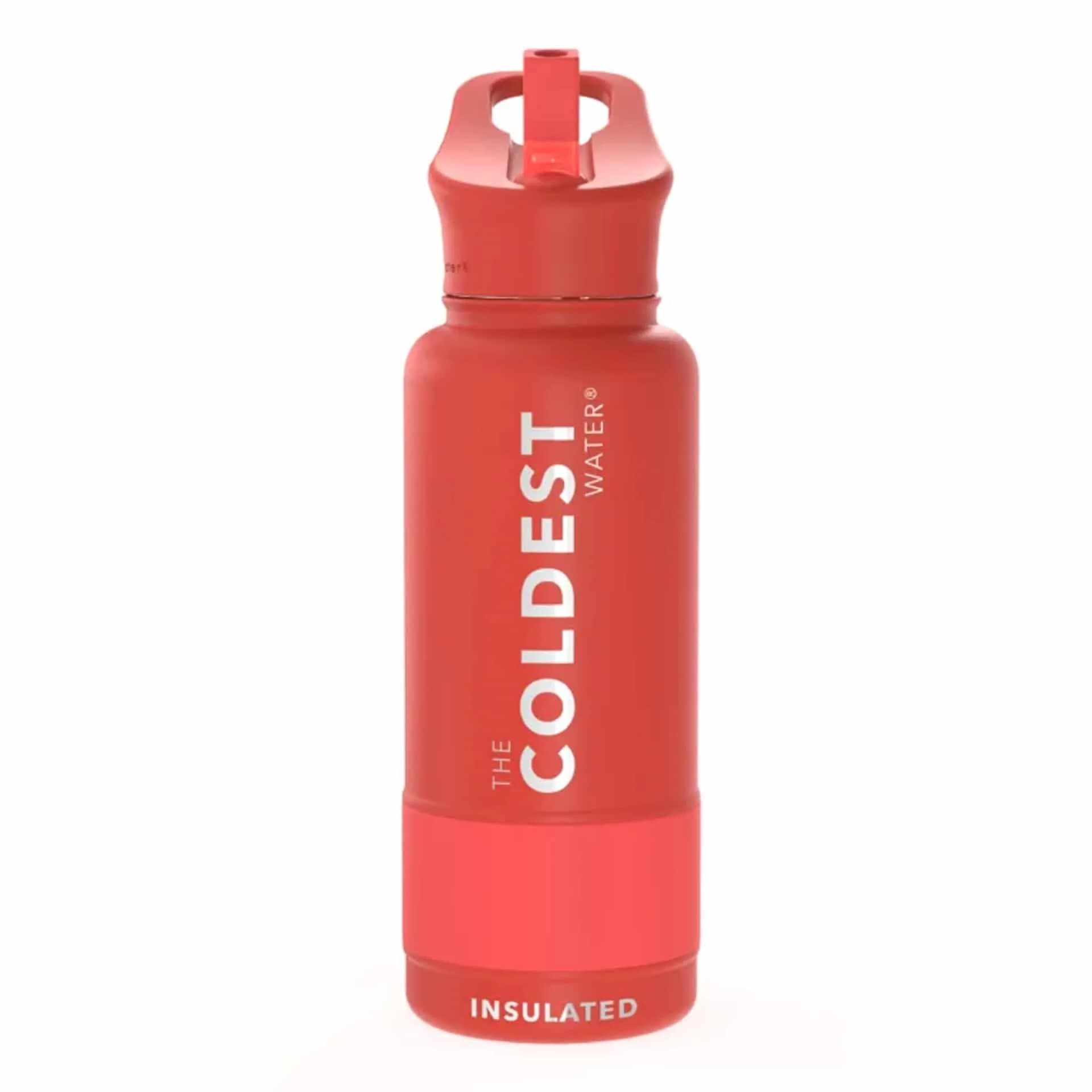 The Coldest Insulated Water Bottle with Straw Lid 591ml (20 oz) | Keeps Drinks Cold 36 Hrs, Hot 13 Hrs - view 4