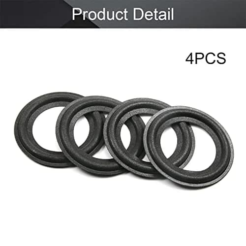 Fielect 2.5 Inch Foam Speaker Edge Surround Rings (63mm/2.46" OD) | Pack of 4 for Speaker Repair thumbnail 4