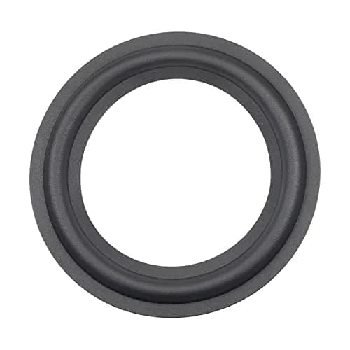 Fielect Black Foam Speaker Edge Surround Rings Replacement Kit 142mm (5.54") | For Speaker Repair & DIY thumbnail 1