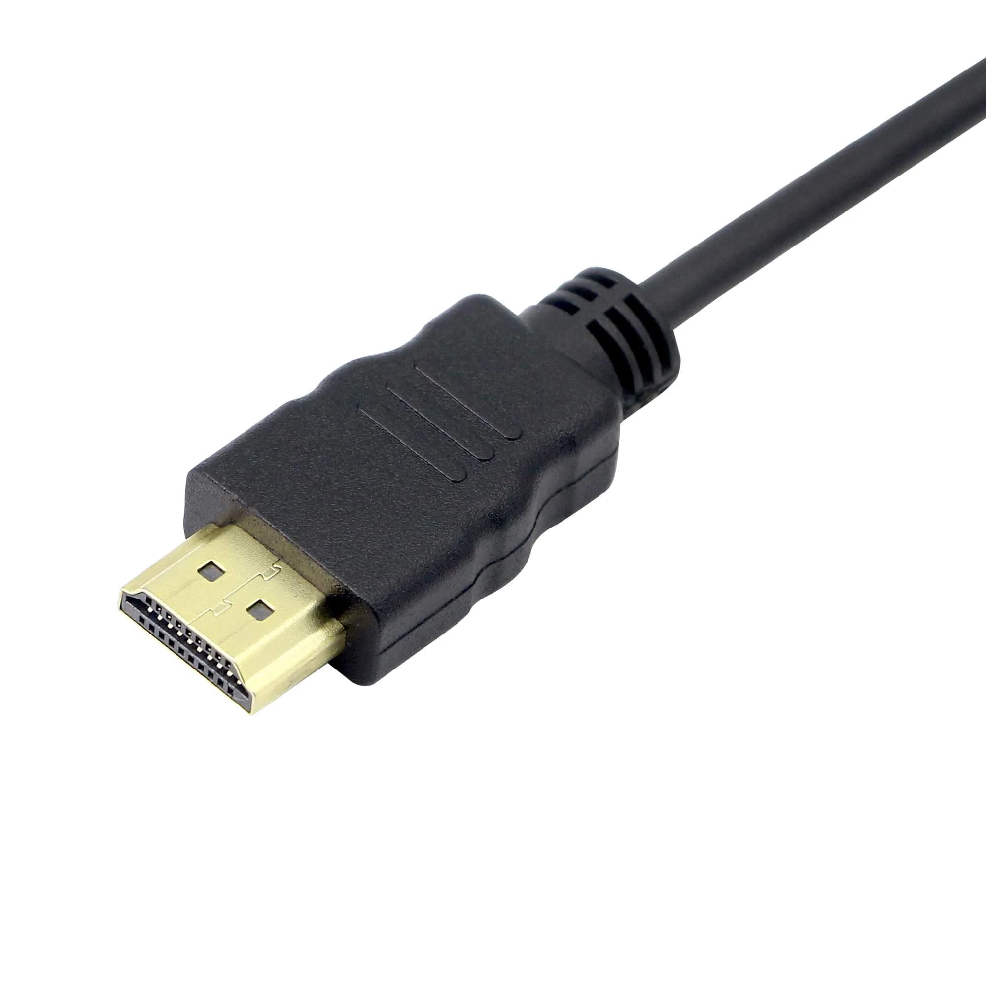 Excuty Right Angle HDMI Coiled Cable 1.8m (6 ft) | Supports 1080P 3D - view 3