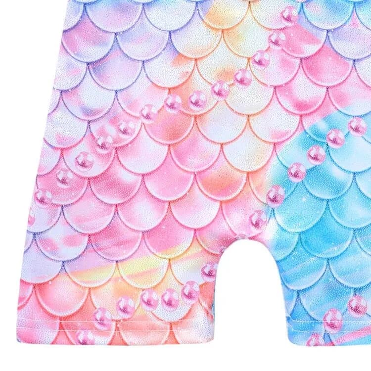 Belovance Girls Gymnastics Leotard Unicorn Rainbow Athletic Dance Wear Colorful Mermaid 6-7 Years thumbnail 5