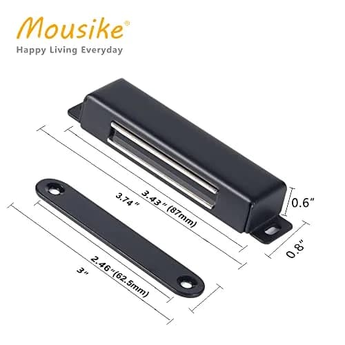 Mousike Magnetic Door Catch Heavy Duty 40kg | Strong Magnetic for Kitchen & Wardrobe thumbnail 2