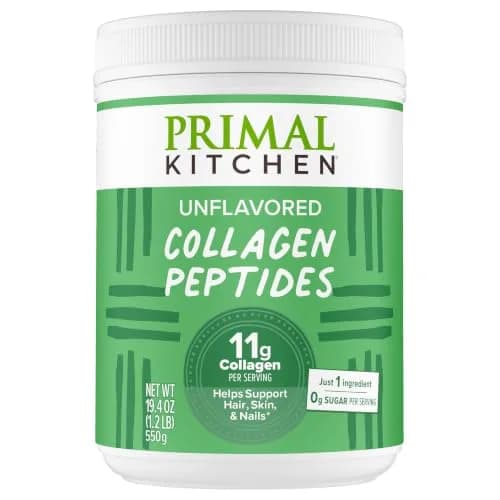 Primal Kitchen Unflavored Collagen Peptide Mix- 1.2lb | Supports Hair, Skin & Nails thumbnail 1