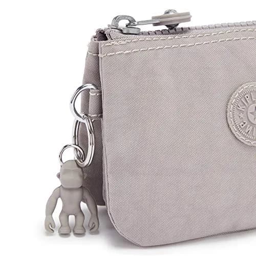 Kipling Women's Creativity Small Pouch Grey Gris | Versatile Nylon Travel Organizer (Small US) thumbnail 5