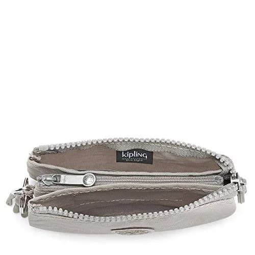 Kipling Women's Creativity Small Pouch Grey Gris | Versatile Nylon Travel Organizer (Small US) thumbnail 3
