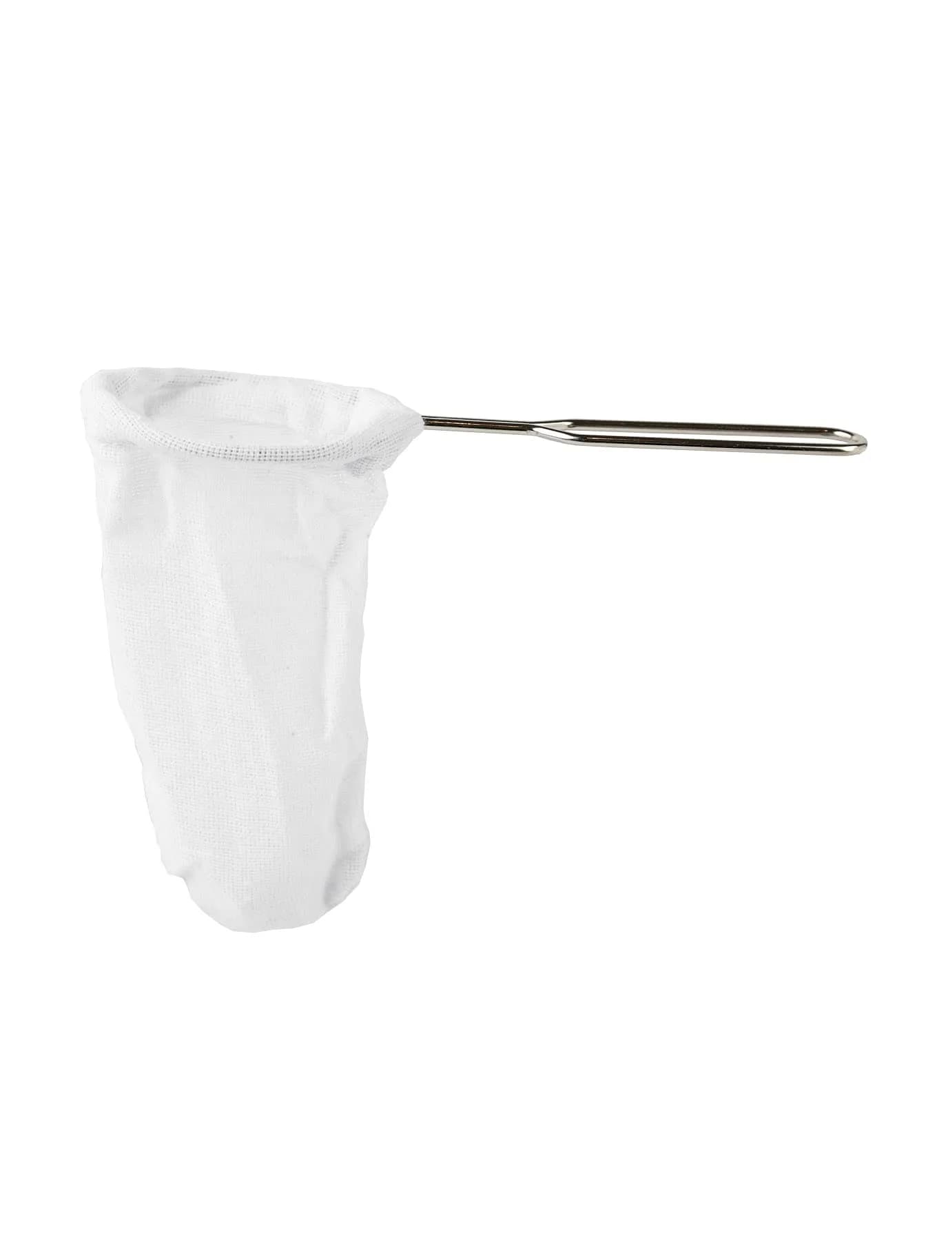 426 Top Products Thai Tea Filter (3 Inches) Reusable Cloth Tea Strainer Made in Thailand — White