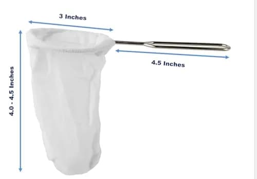 426 Top Products Thai Tea Filter (3 Inches) Reusable Cloth Tea Strainer Made in Thailand thumbnail 2